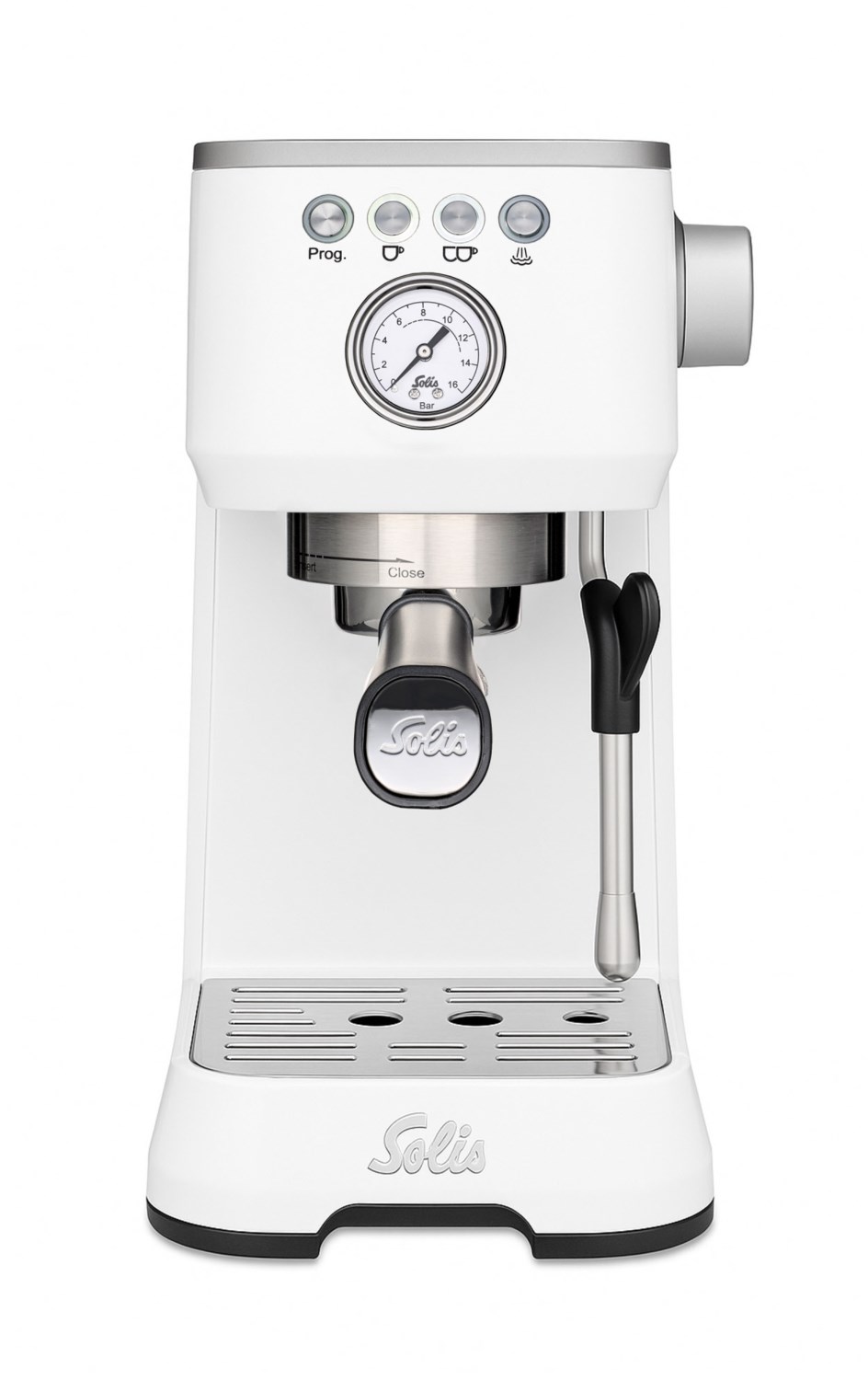 Barista Perfetta Plus Type 1170 v2 Siebträgermaschine silber, Milchbehälter, 16 bar, 1,7 l