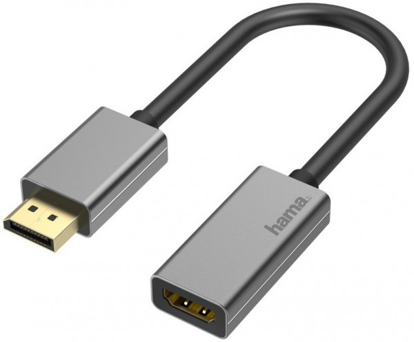 Video-Adapter DisplayPort-Stecker>HDMI-Buchse schwarz
