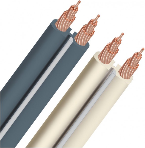 G2 Spule (100m) Lautsprecherkabel weiß