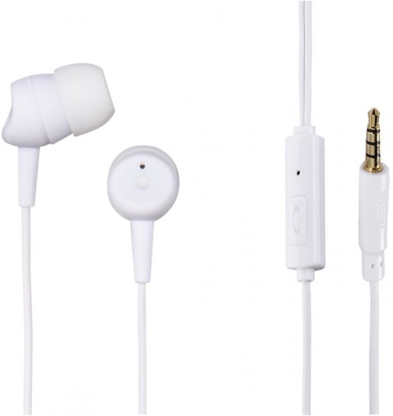 Basic4Phone In-Ear-Kopfhörer mit Kabel weiss