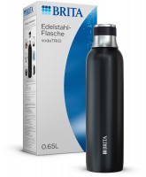 sodaTRIO Edelstahlflasche klein Wasser Zu-/Aufbereiter-Zubehör schwarz