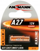 Alkaline 12V 1er Blister Batterie bronze