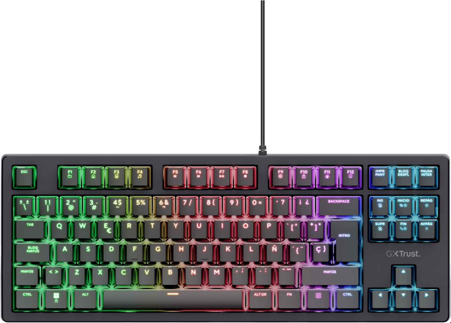 GXT 834 Callaz TKL (DE) Gaming Tastatur schwarz