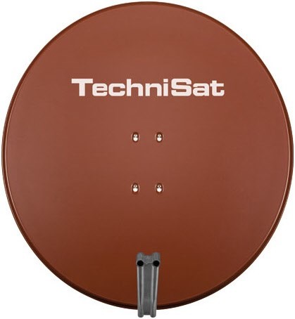 SATMAN 850 Plus mit AZ/EL Halt. Satelliten-Reflektor rot