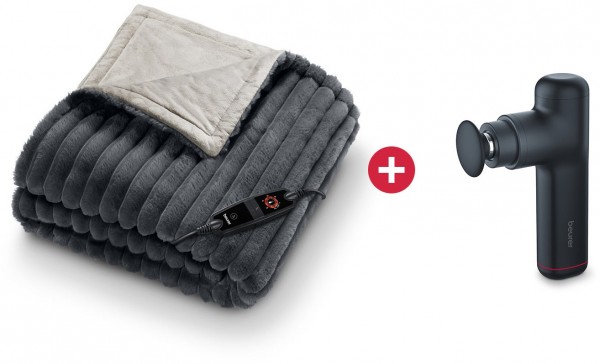 HD 82 Stockholm Wärmezudecke + Dein Geschenk: Beurer MG 79 Tragbares Massagegerät schwarz