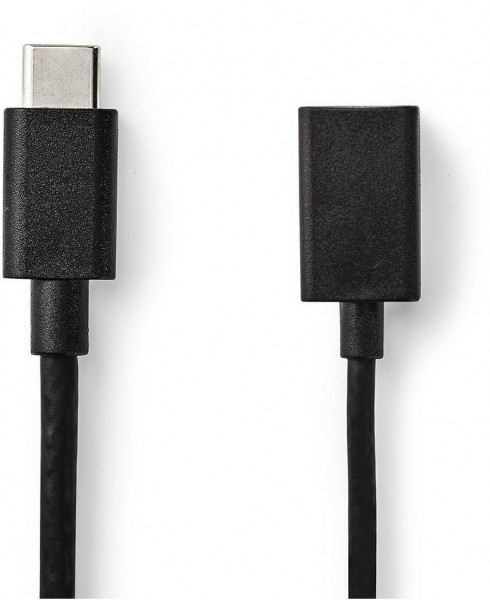 CCGB61710BK02 USB 3.0 (0,15m) schwarz Stecker Typ C>A-Buchse