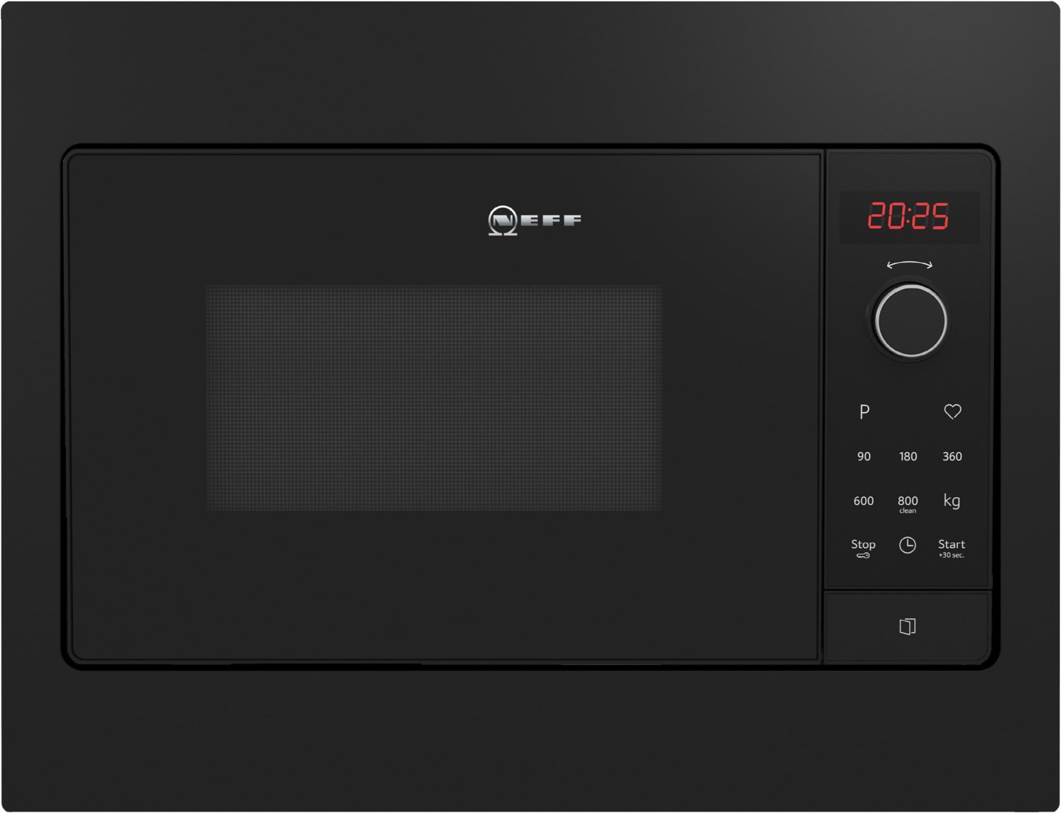 Image of HLAWG25S3 Einbau-Solo-Mikrowelle schwarz