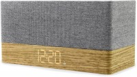 UR630WE Uhrenradio grau/holz
