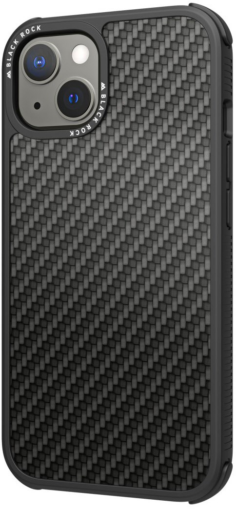 Cover Robust Real Carbon für iPhone 13 schwarz