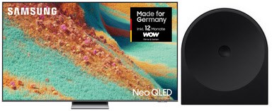 GQ85QN85FAU 214 cm (85") Neo QLED Vision AI Smart TV eclipsesilber inkl. Music Studio 5 HW-LS50H schwarz