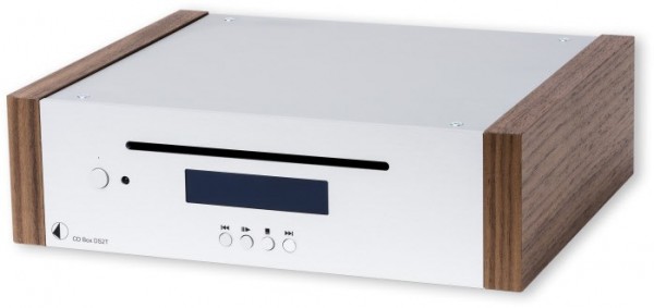 CD Box DS2T CD-Spieler silber/walnuss