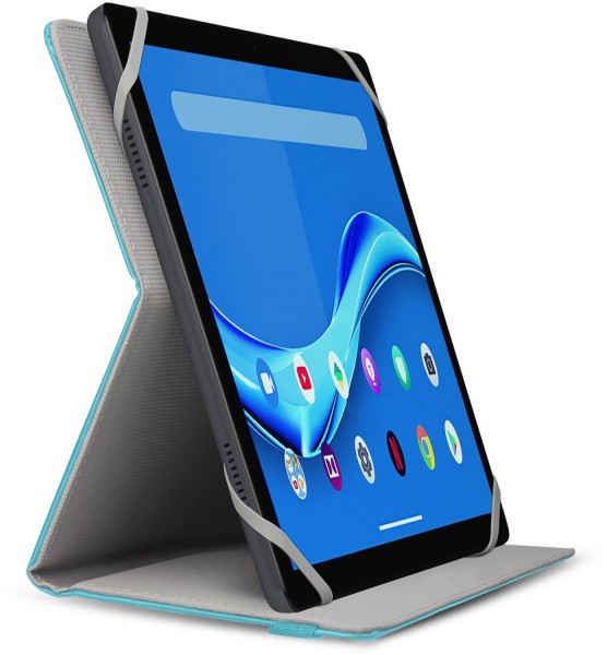 Buchständer-Schutzhülle Universal für Tablet bis 11" blau
