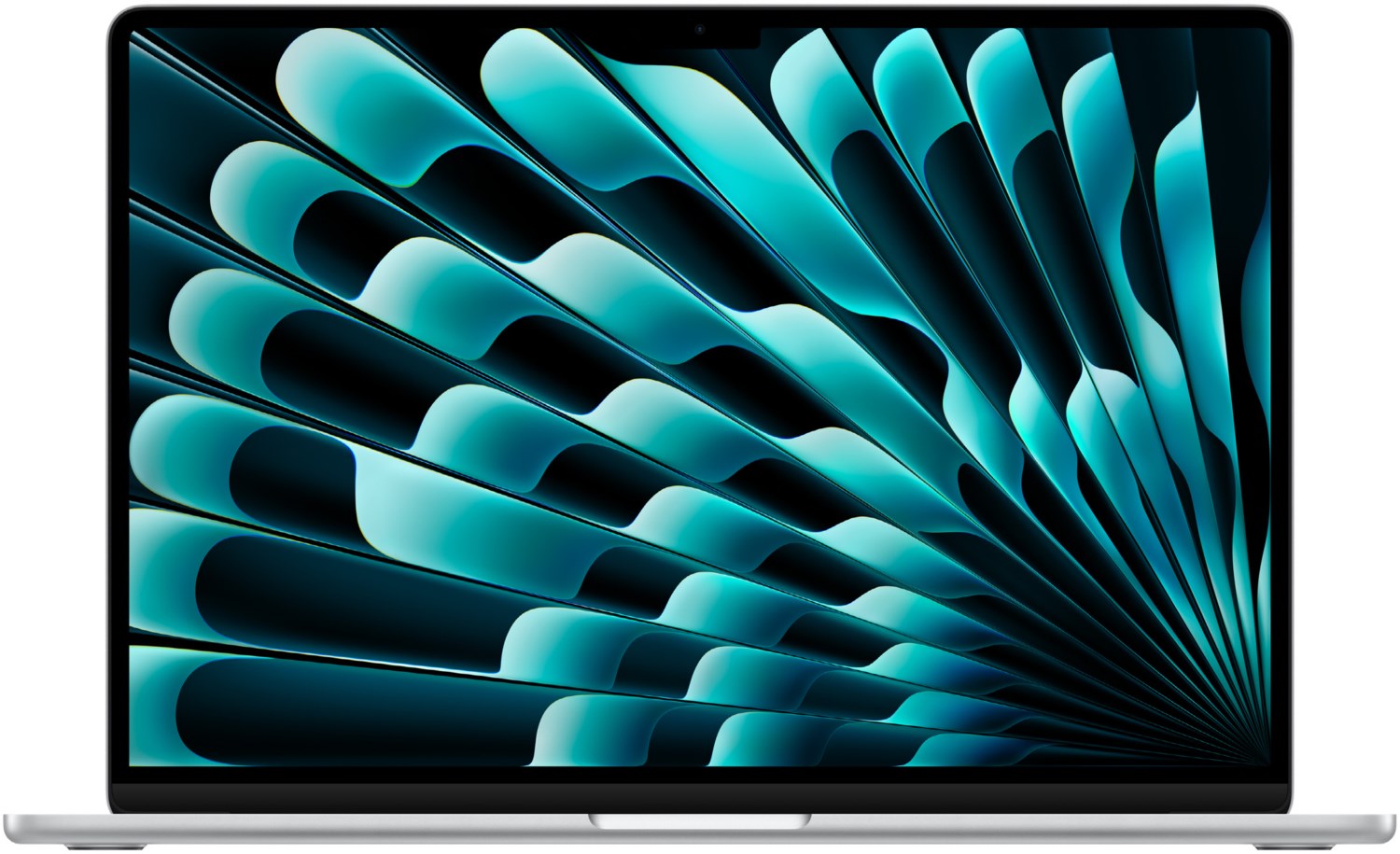 Image of MacBook Air 15" (MC9E4D/A) silber, 16 GB RAM, 256 GB SSD, Apple M3, MacOS Betriebssystem, 2880x1864