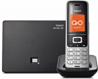 S 850 A GO Schnurlostelefon mit Anrufbeantworter platin/schwarz
