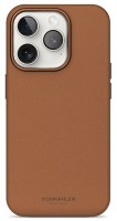 Like Leather Case für iPhone 16 Pro Max braun