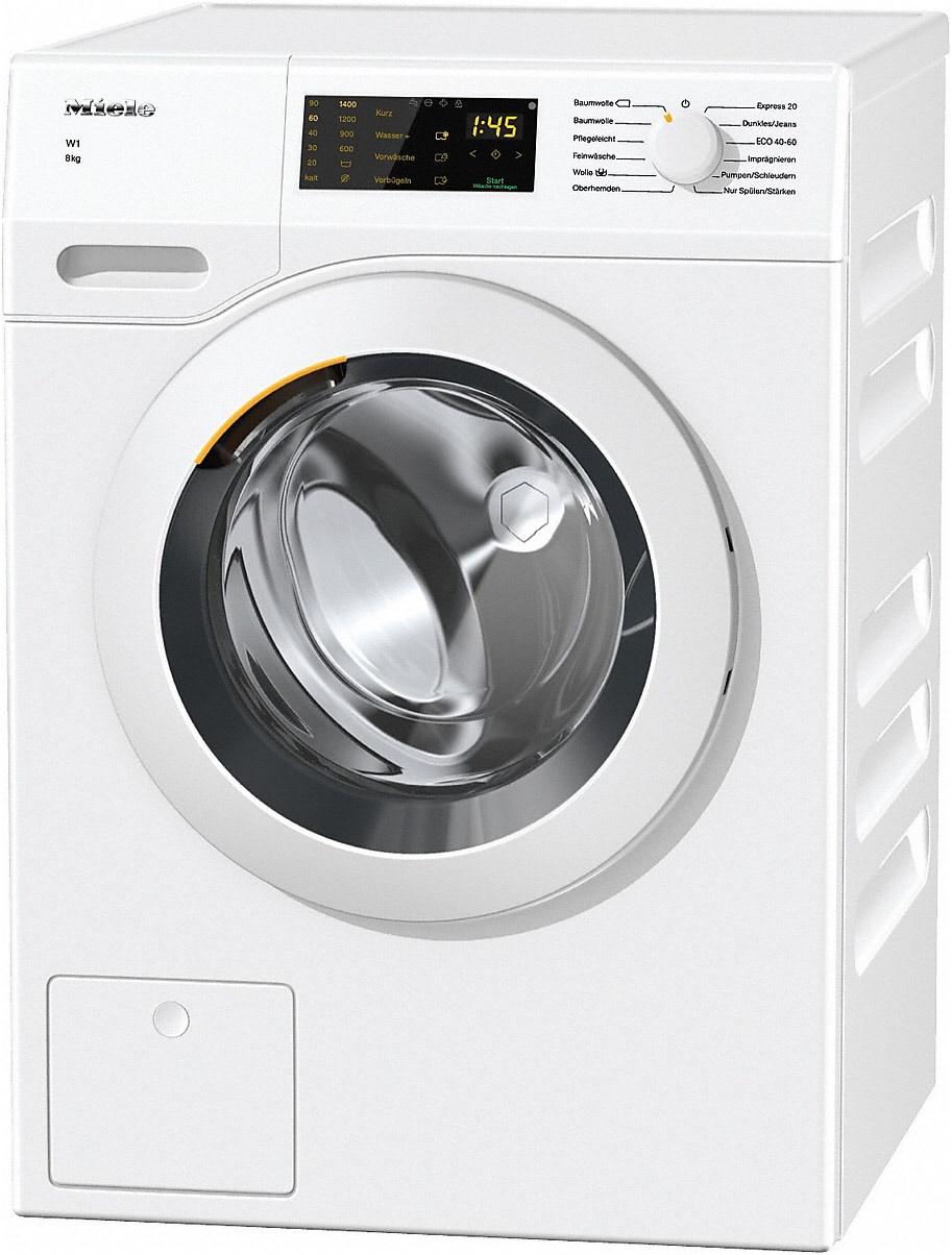 WCD 130 WPS Stand-Waschmaschine-Frontlader lotosweiß / A