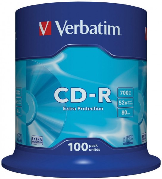 CD-R 52x 700MB (100er Spindel) Extra Protection