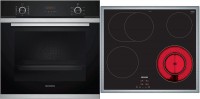 PQ212KA01Z Herdset bestehend aus HB274ABS0 + ET645BNA1E edelstahl + edelstahl