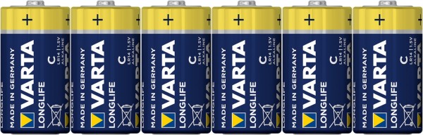 Longlife C (6er Folie) Batterie