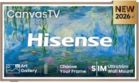 65S7DS 164 cm (65") Canvas TV wallnuss, 4K Ultra HD, LCD, Smart-TV, 144 Hz, DVB-T2/DVB-C/DVB-S2, Sprachsteuerung