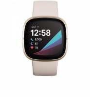 Sense Smartwatch mondweiß/edelstahl softgold