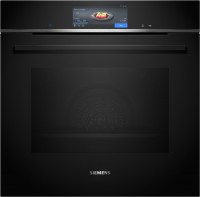 HB778G3B1 Einbaubackofen schwarz/edelstahl, 71 l, Pizza-Stufe, schnelles Vorheizen, WLAN, pyrolytische Selbstreinigung, 59,4 cm breit, A+, iQ700