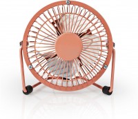 FNDK1PK10 Mini-Ventilator (10cm) Tischventilator retro-rosa