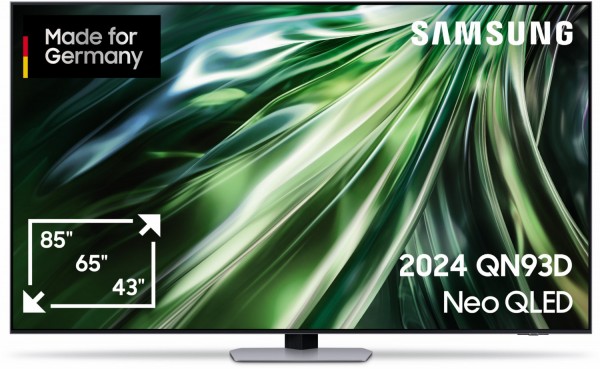 GQ85QN93DAT 214 cm (85") Neo QLED AI-TV Mini LED carbonsilber, 4K Ultra HD, Smart-TV, 100 Hz, Sprachsteuerung