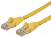 Patchkabel RJ45 U/UTP Cat6 (3 m) gelb Hebelschutz