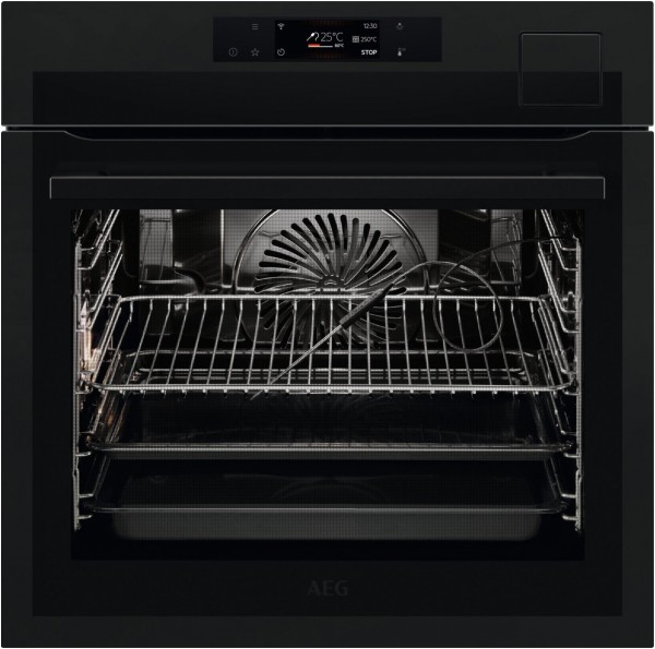 BSE798380T Elektro-Backofen mit Dampfgarer matt schwarz, 70 l