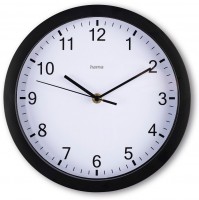 Elba Wanduhr schwarz