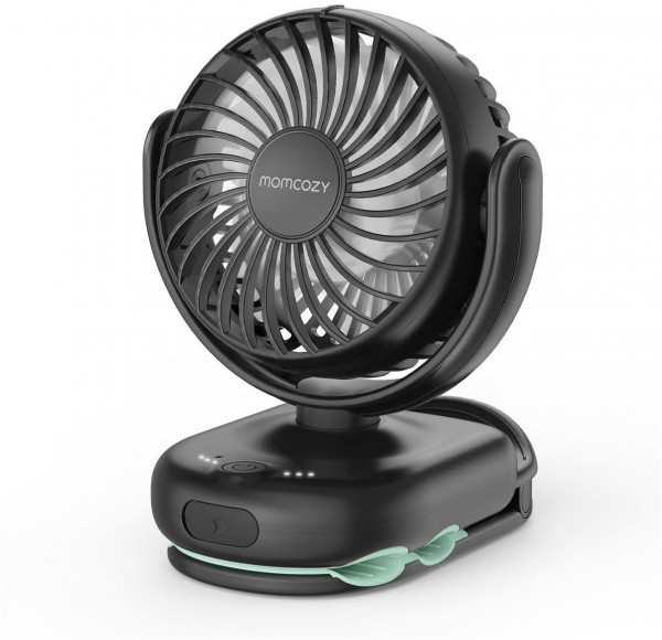 Clip-On Kinderwagenventilator schwarz