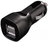 Dual USB KFZ-Ladegerät Auto-Detect schwarz