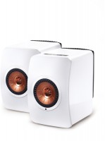 LS50 Wireless /Paar Regallautsprecher weiß/kupfer