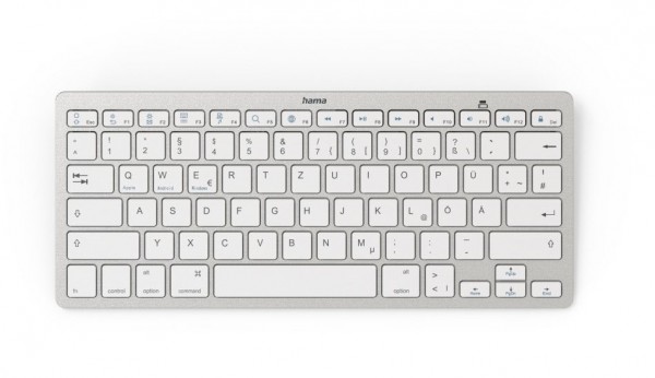 KEY4ALL X510 Bluetooth Tastatur silber/weiß