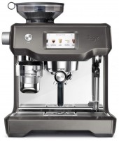 the Oracle Touch Siebträgermaschine schwarz/edelstahl, Milchbehälter, 15 bar, 2,5 l