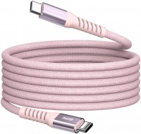 Sync&Charge USB-C Magnetkabel(1,2m) rosa