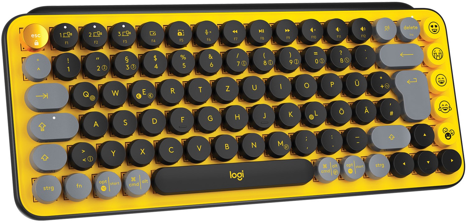Image of POP Keys (DE) Bluetooth Tastatur blast/gelb