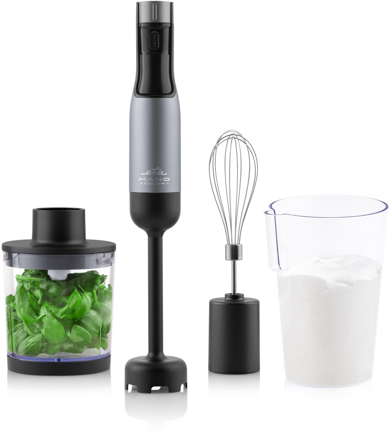 Mano Stabmixer elegantes grau