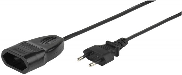 EV3S Euro Verläng.kabel + Kisi 3m schwarz