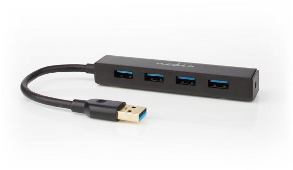 UHUBU3410BK USB 3.0 Hub 4-Port schwarz