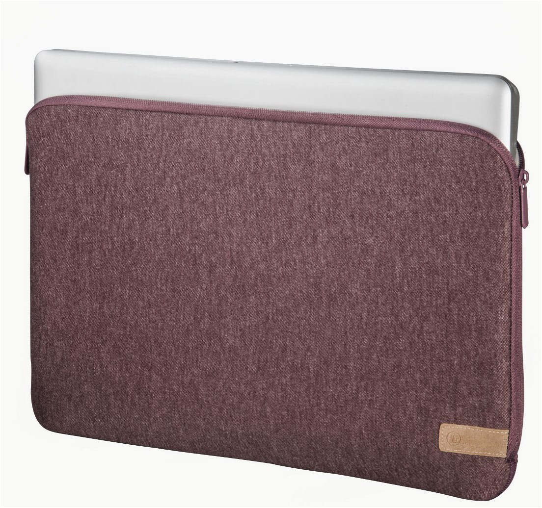 Laptop-Sleeve Jersey bis 34 cm (13,3) rot