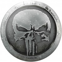 PopGrip Premium Punisher schwarz/weiss