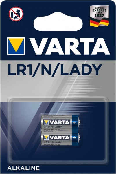 LR1 Lady 2er Blister Batterie
