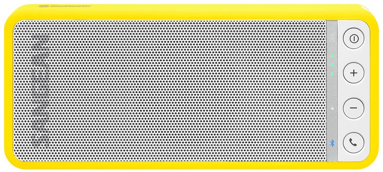 BluTab BTS 101 Multimedia-Lautsprecher weiß/gelb