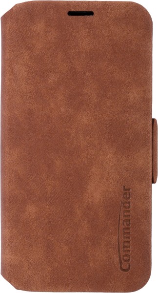 CURVE Book Case DELUXE für iPhone 13 braun