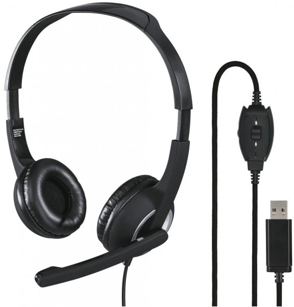 HS-USB250 PC-Headset 00139928 schwarz/silber