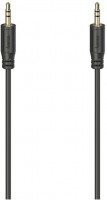 Audio-Kabel Flexi-Slim (0,75m) 3,5-mm-Klinken-Stecker schwarz