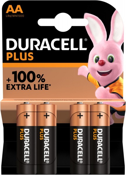 Plus AA (MN1500/LR6) 4er Blister Mignon-Batterie