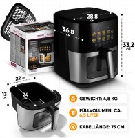 PC-FR 1286 H Heißluft-Fritteuse edelstahl/schwarz
